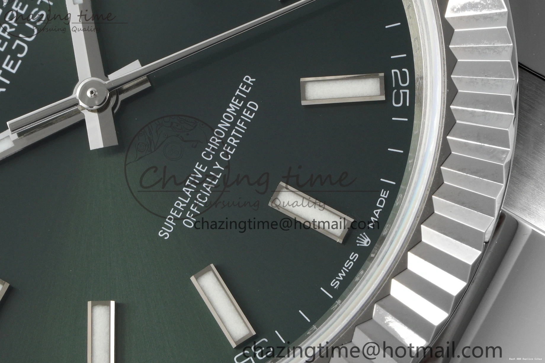 AAA Replica Watches Oyster 1:1 Packable 904L Bracelet 41 Stick 2154 DateJust NTF on Edition Steel Best 126334 VR Dial Green 1229